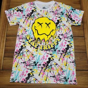 Vibes SS Paint Splatter Tee "Stay Trippy" - Size Medium